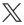 X logo