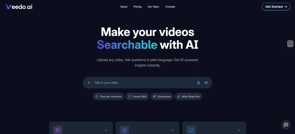 veedo ai banner image