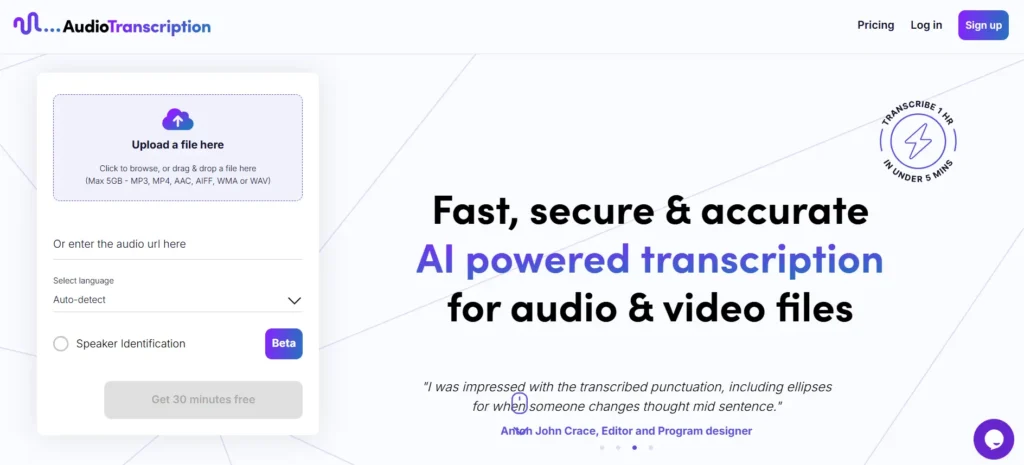 AudioTranscription AI