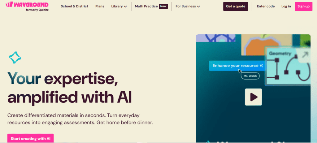 Wayground AI in education - Instant Checks for Understanding