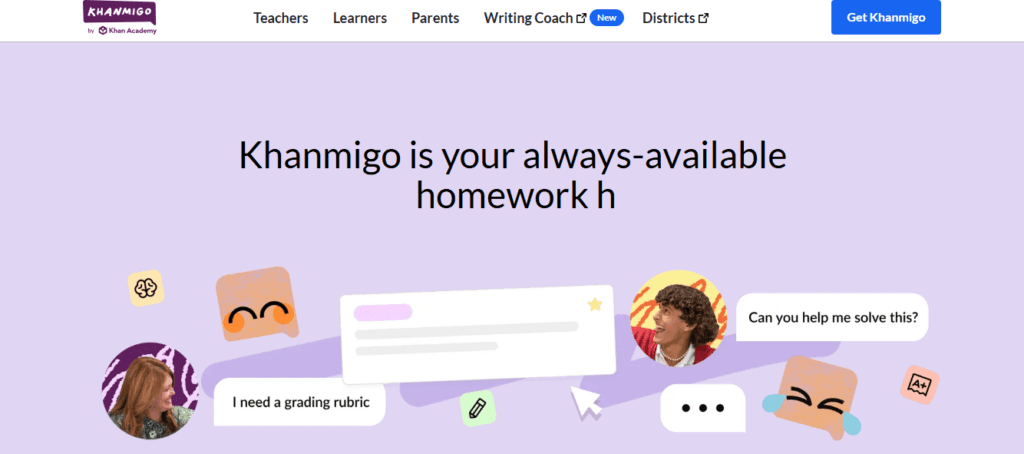 Khanmigo AI in education - Guided AI Tutor