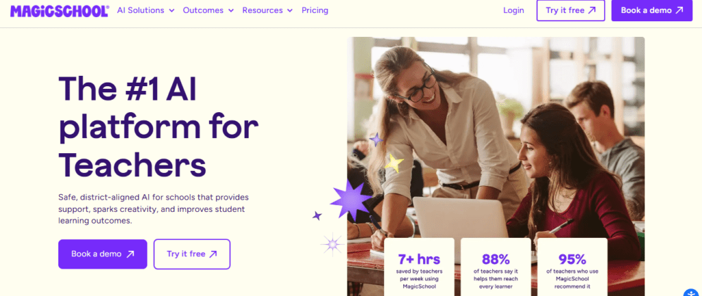 MagicSchool ai in education - Teacher Workflow Automation