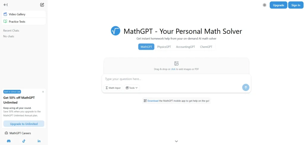 MathGPT AI
