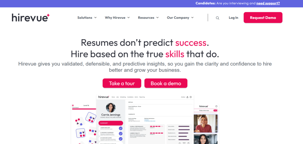 AI-Powered Skill Validation, Video Interviewing, Assessments and More